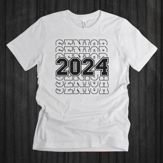 2024 Grad Shirts Simple but Elegant